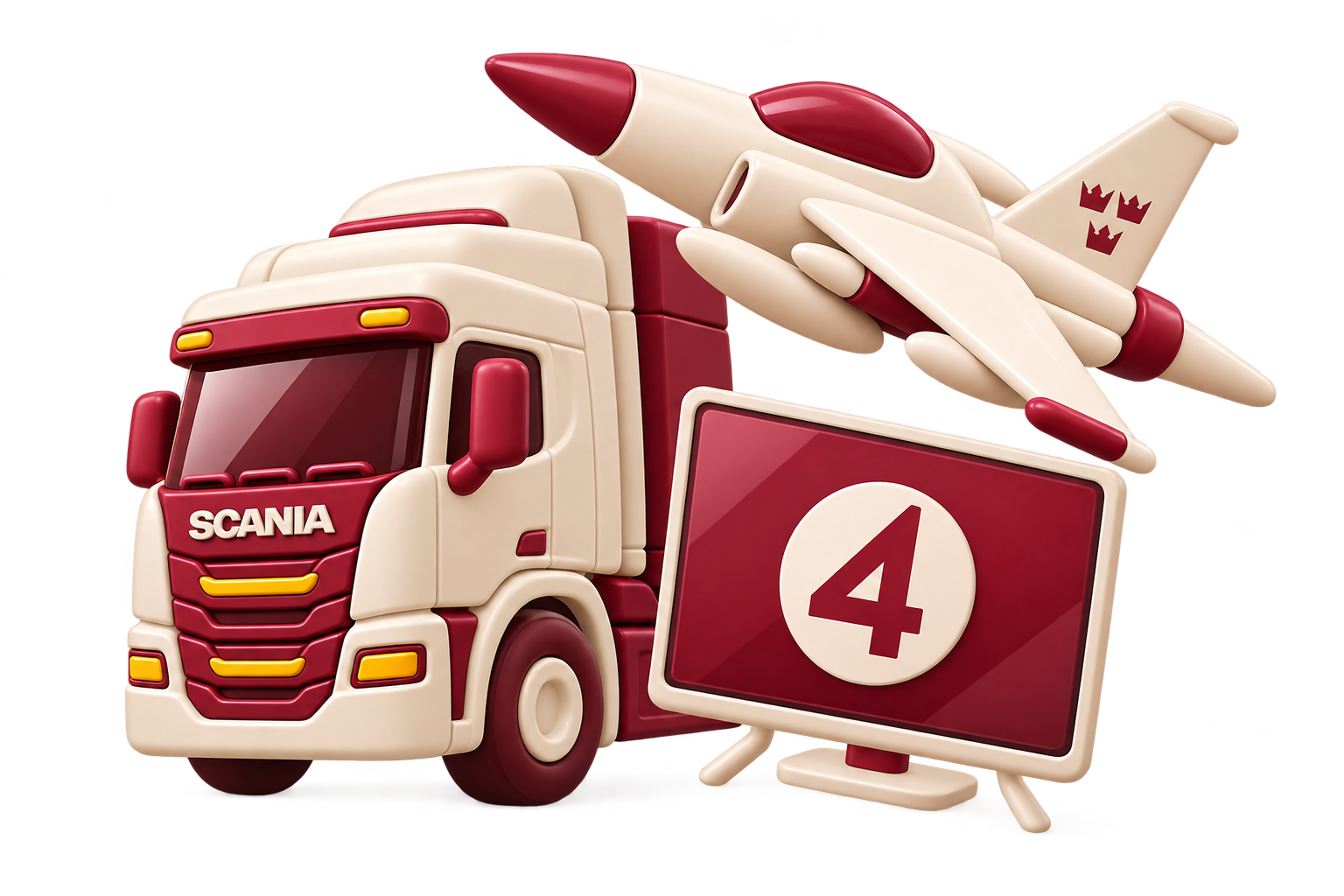 Scania, TV4 & Försvarsmakten
